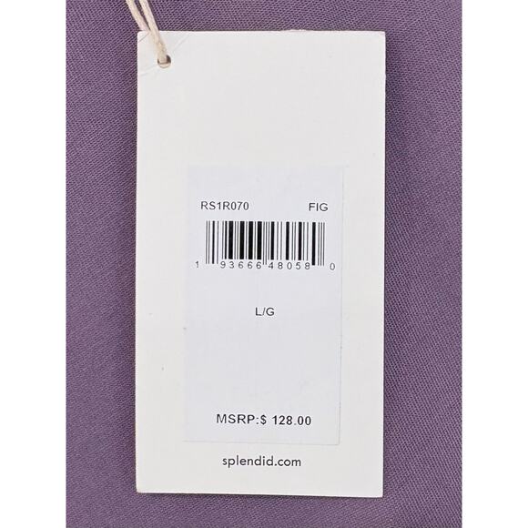 NWT! SPLENDID Romper Shorts w/ Tie Waist -Soft Muted Purple Fabric -Retail: $128 - Picture 6 of 7